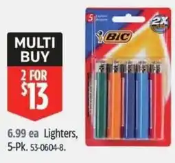 Canadian Tire BIC Lighters offer