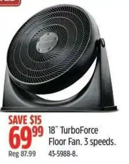 Canadian Tire TurboForce Floor Fan offer