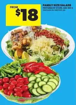 Atlantic Superstore Family size salads offer