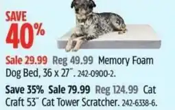 Canadian Tire Memory Foam Dog Bed offer
