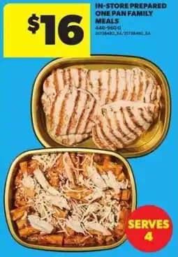 Atlantic Superstore In-store prepared one pan family meals offer