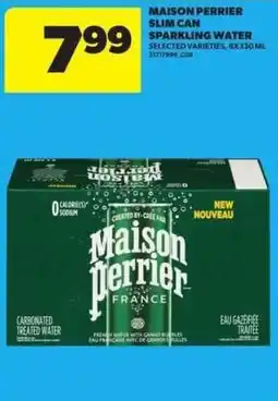 Atlantic Superstore Maison perrier slim can sparkling water offer