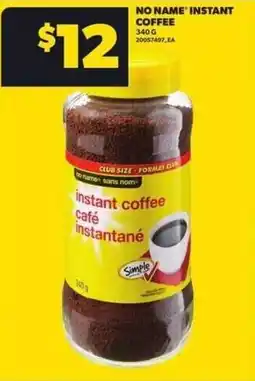 Atlantic Superstore No name instant coffee offer