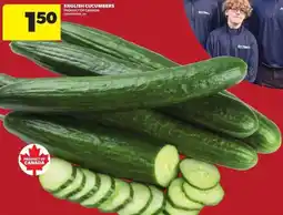 Atlantic Superstore English cucumbers offer