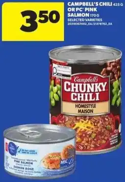 Atlantic Superstore Campbell's chili offer