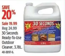 Canadian Tire 30 Seconds Ready-To-Use Outdoor Cleaner offer