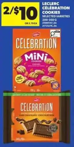 Atlantic Superstore Leclerc celebration cookies offer