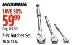 Canadian Tire MAXIMUM 3-Pc Ratchet Set offer