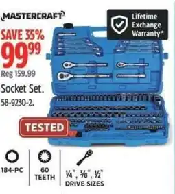 Canadian Tire MASTERCRAFT Socket Set offer