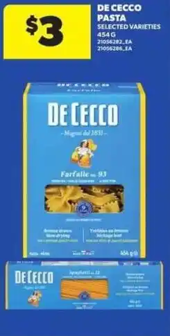 Atlantic Superstore De cecco pasta offer