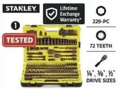 Canadian Tire STANLEY Black Chrome Socket Set offer