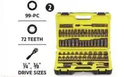 Canadian Tire Black Chrome Socket Set offer