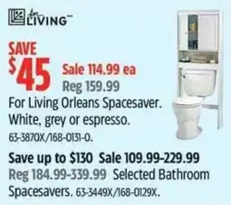 Canadian Tire For Living Orleans Spacesaver. White, grey or espresso offer