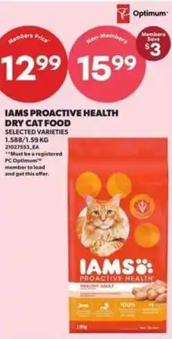 Atlantic Superstore Iams proactive health dry cat food offer