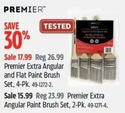 Canadian Tire Premier Extra Angular and Flat Paint Brush offer