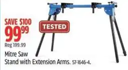 Canadian Tire Mitre Saw Stand with Extension Arms offer