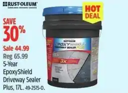 Canadian Tire EpoxyShield Driveway Sealer Plus offer