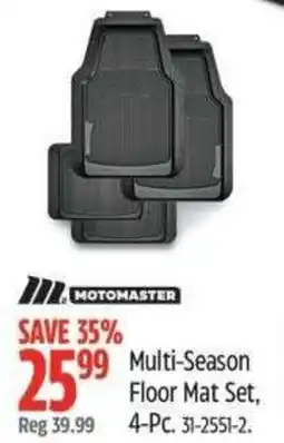 Canadian Tire MOTOMASTER Multi-Season Floor Mat Set offer