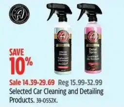 Canadian Tire Selected Car Cleaning and Detailing Products offer
