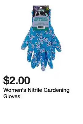 Dollarama Women's Nitrile Gardening Gloves offer