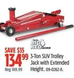 Canadian Tire 3-Ton SUV Trolley Jack with Extended Height offer