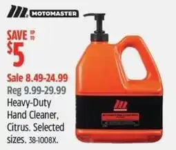 Canadian Tire MOTOMASTER Heavy-Duty Hand Cleaner, Citrus offer