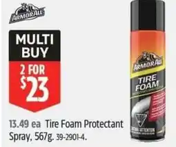 Canadian Tire ARMORALL Tire Foam Protectant spray offer