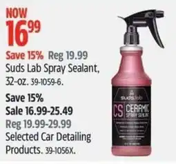 Canadian Tire Suds Lab Spray Sealant offer