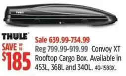 Canadian Tire Convoy XT Rooftop Cargo Box offer