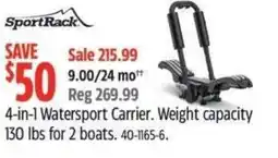 Canadian Tire Sport Rack 4-in-1 Watersport Carrier offer