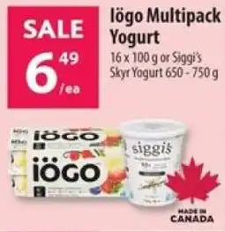 Co-op lögo Multipack Yogurt offer