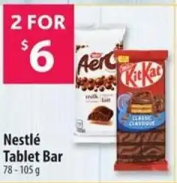 Co-op Nestlé Tablet Bar offer