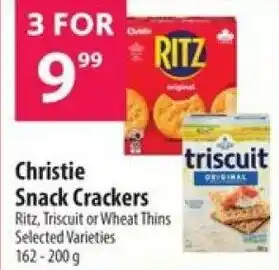 Co-op Christie Snack Crackers offer