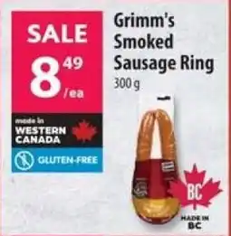 Co-op Grimm's Smoked Sausage Ring offer