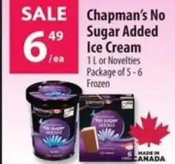 Co-op Chapman's No Sugar Added Ice Cream offer