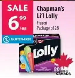 Co-op Chapman's Li'l Lolly offer