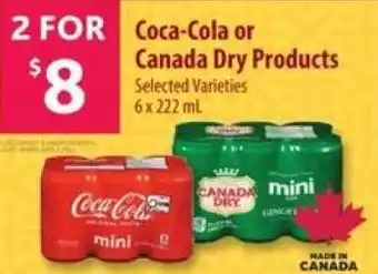 Co-op Coca-Cola or Canada Dry Products offer