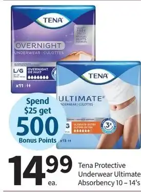 TENA Protective Underwear Ultimate Absorbency 10-14's