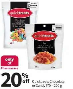 Pharmasave Quicktreats Chocolate or Candy offer