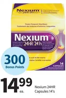 Pharmasave NEXIUM 24HR Capsules 14's offer