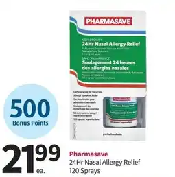 Pharmasave PHARMASAVE 24Hr Nasal Allergy Relief 120 Sprays offer