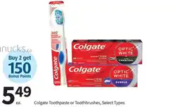 Pharmasave Colgate Toothpaste or Toothbrushes offer