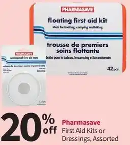 Pharmasave PHARMASAVE off First Aid Kits or Dressings offer