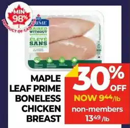 Vince's Market Maple leaf prime boneless chicken breast offer