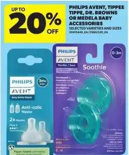 Atlantic Superstore Philips avent, tippee tippe, dr. browns or medela baby accessories offer