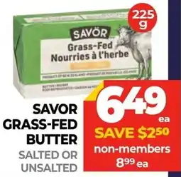 Vince's Market Savor grass-fed butter offer