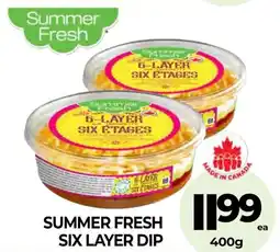 Vince's Market Summer fresh six layer dip offer