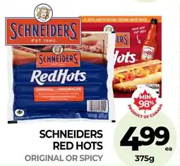 Vince's Market Schneiders red hots offer