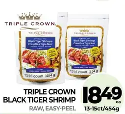 Vince's Market Triple crown black tiger shrimp offer