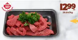 Vince's Market Boneless beef strips offer
